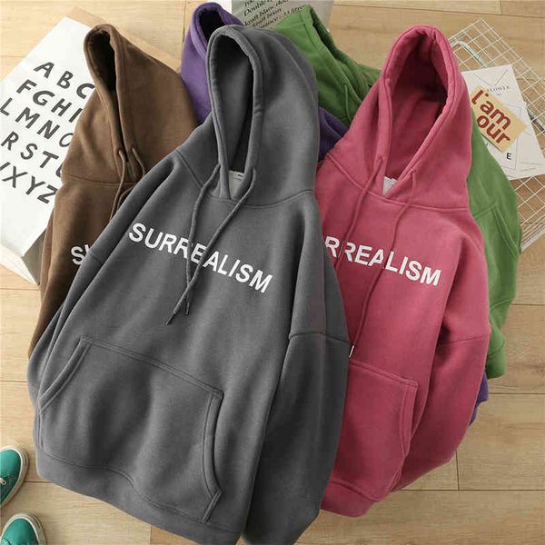 hoodies thickened warm letter printed hoodie women's winter korean version loose and thin candy color casual plush, Black
hoodies thickened warm letter printed hoodie women's winter korean version loose and thin candy color casual plush, Black