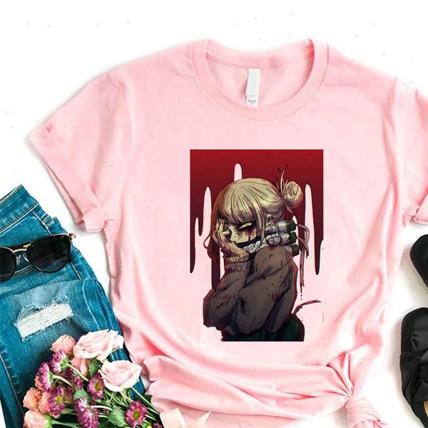 women my hero academia t shirt anime toga himiko funny female harajuku summer fashion tees drop, White
women my hero academia t shirt anime toga himiko funny female harajuku summer fashion tees drop, White
