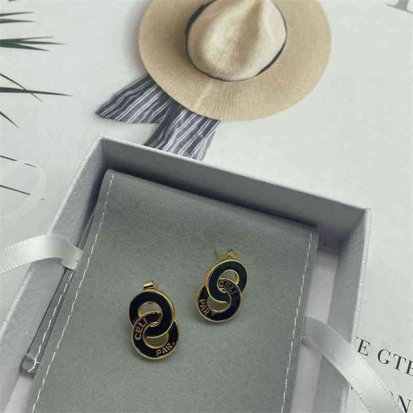 70% off outlet online small exquisite enamel geometric wind celli ear double words earrings, Golden
70% off outlet online small exquisite enamel geometric wind celli ear double words earrings, Golden