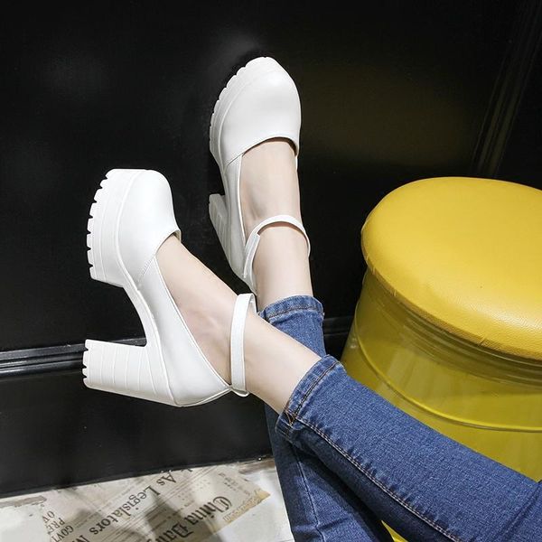 fashion wild black and white cross straps lolita high heels college style thick with large size single shoes. dress shoes
fashion wild black and white cross straps lolita high heels college style thick with large size single shoes. dress shoes