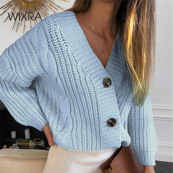 women's knits & tees wixra women oversized single breasted long sleeve cardigan 2021 autumn winter knitwear solid sweater female top, White
women's knits & tees wixra women oversized single breasted long sleeve cardigan 2021 autumn winter knitwear solid sweater female top, White
