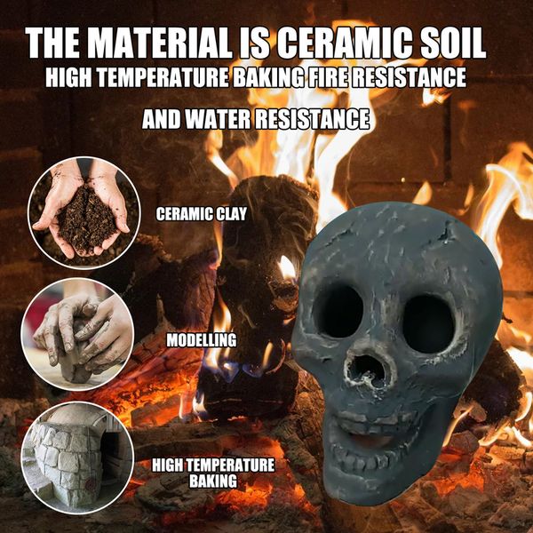 Halloween stove barbecue party decoration simulation skull props horror ceramic ornaments
Halloween stove barbecue party decoration simulation skull props horror ceramic ornaments