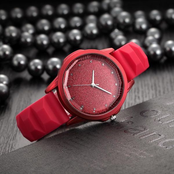starry sky tonneau dial soft silicone women watches simple diamond elegant ladies wristwatches red quartz-watch, Slivery;brown
starry sky tonneau dial soft silicone women watches simple diamond elegant ladies wristwatches red quartz-watch, Slivery;brown