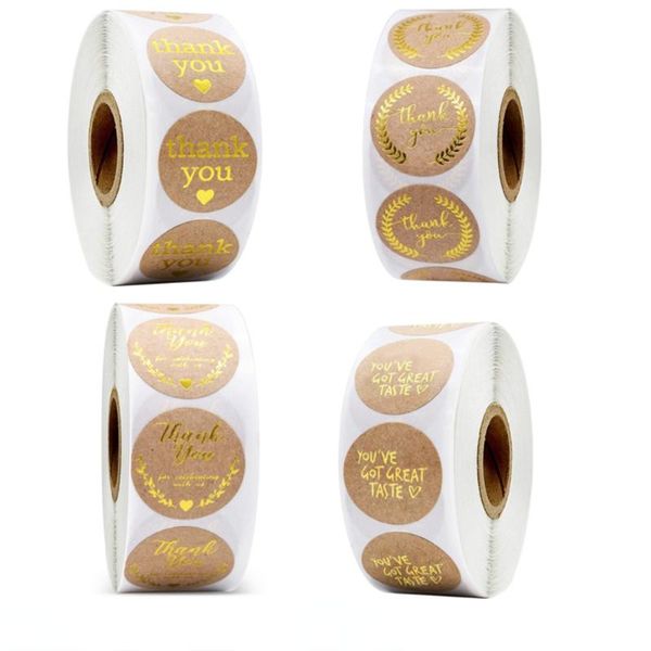 gift wrap 500pcs/roll sealing kraft paper stickers bronzing thank you festival birthday party decor labels scrapbooking
gift wrap 500pcs/roll sealing kraft paper stickers bronzing thank you festival birthday party decor labels scrapbooking