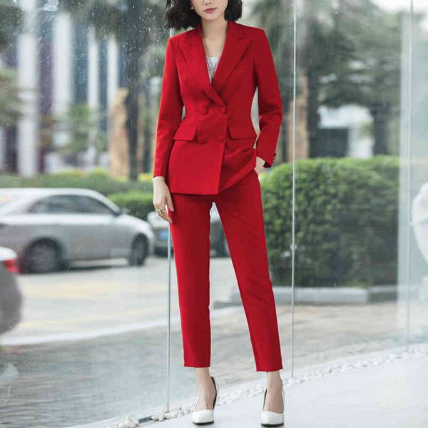 women's two piece pants office work blazer suits of ol women suit blazers jackets with trouser s set red pink blue jobs, White
women's two piece pants office work blazer suits of ol women suit blazers jackets with trouser s set red pink blue jobs, White