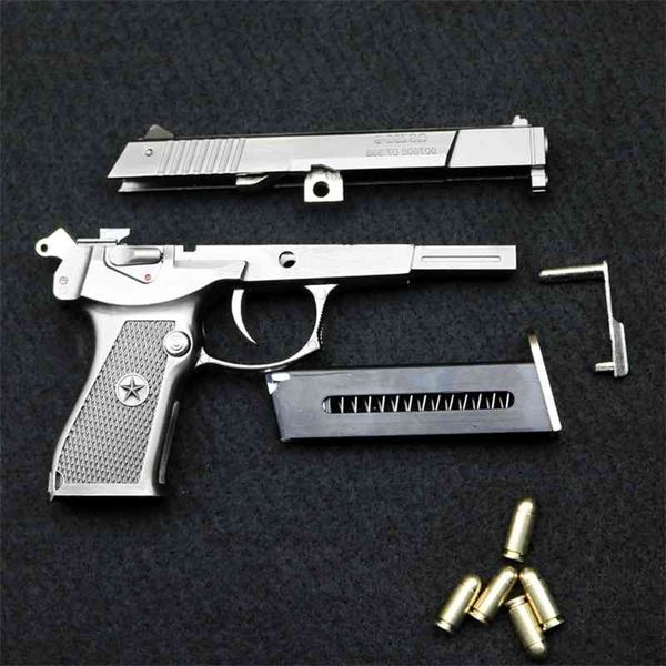 2992 detachable large simulation shell all metal children's toy model alloy gun can not be fired 1:2.05
2992 detachable large simulation shell all metal children's toy model alloy gun can not be fired 1:2.05