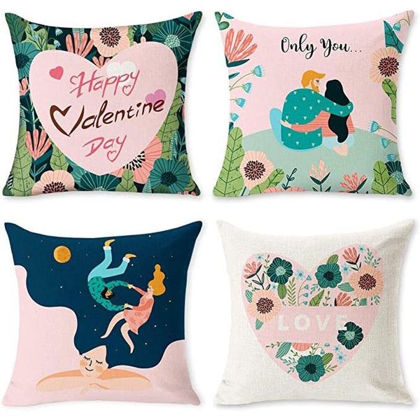 valentine's day pillowcase decorative pillow case creative covers cotton linen sofa home decor cushion 18 x cushion/decorative
valentine's day pillowcase decorative pillow case creative covers cotton linen sofa home decor cushion 18 x cushion/decorative