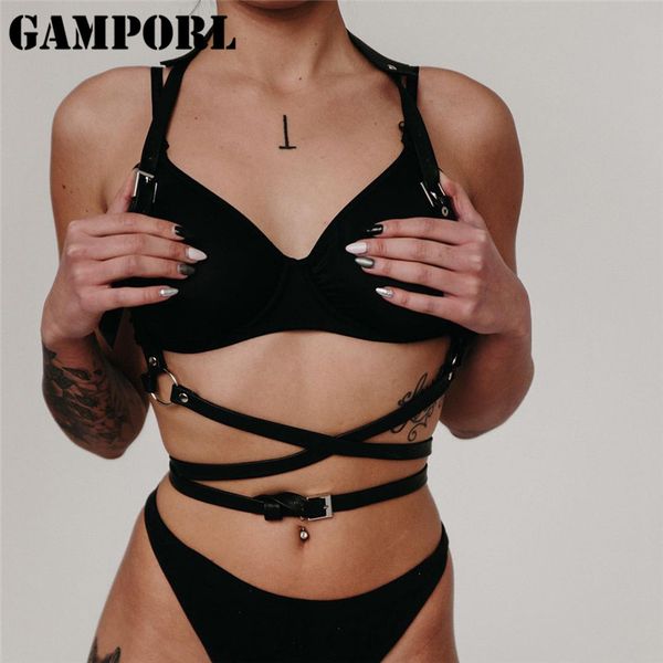 Leather Body Harness Women Sexy Lingerie Gothic Garter Belt Suspenders Sexy Stockings Woman Body Bondage Chest Harness, Black
Leather Body Harness Women Sexy Lingerie Gothic Garter Belt Suspenders Sexy Stockings Woman Body Bondage Chest Harness, Black