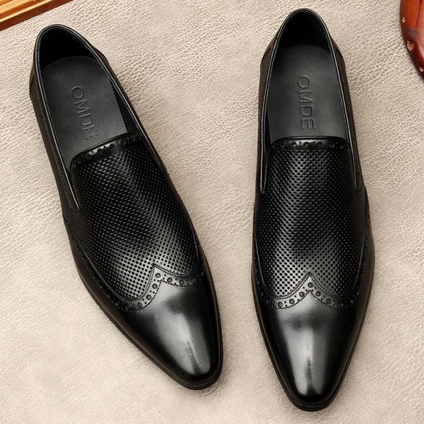 men casual oxford leather dress shoe genuine pointed toe slip on formal wedding business black summer shoes lofers
men casual oxford leather dress shoe genuine pointed toe slip on formal wedding business black summer shoes lofers