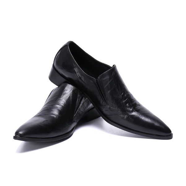 dress shoes black mens leather sapato social masculino genuine slip on work flats gentleman party business formal men 47
dress shoes black mens leather sapato social masculino genuine slip on work flats gentleman party business formal men 47