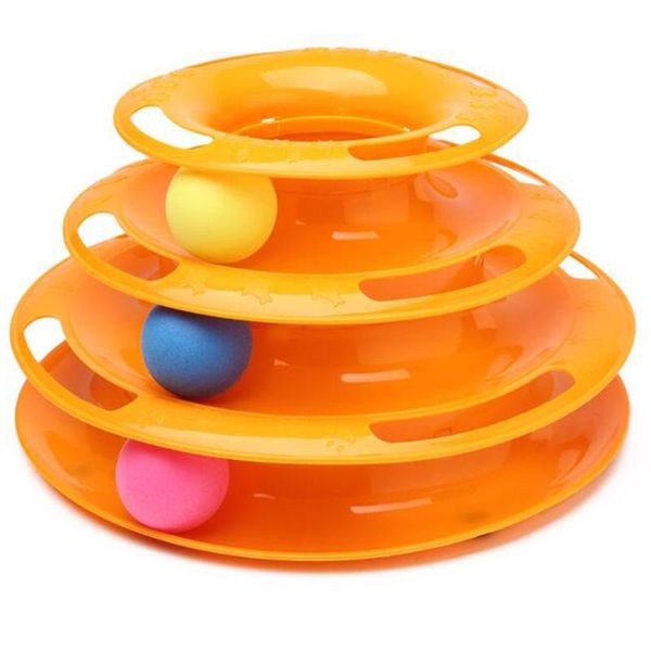 cat toys pet toy tower tracks disc intelligence amusement triple ball training plate orange/green
cat toys pet toy tower tracks disc intelligence amusement triple ball training plate orange/green