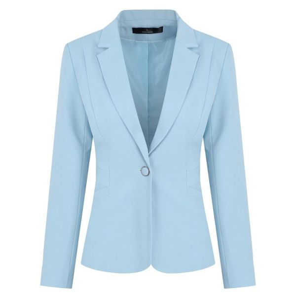 women's suits & blazers fashion blue elegant slim fit office suit jacket solid color casual one button pockets female outerwear autumn, White;black
women's suits & blazers fashion blue elegant slim fit office suit jacket solid color casual one button pockets female outerwear autumn, White;black