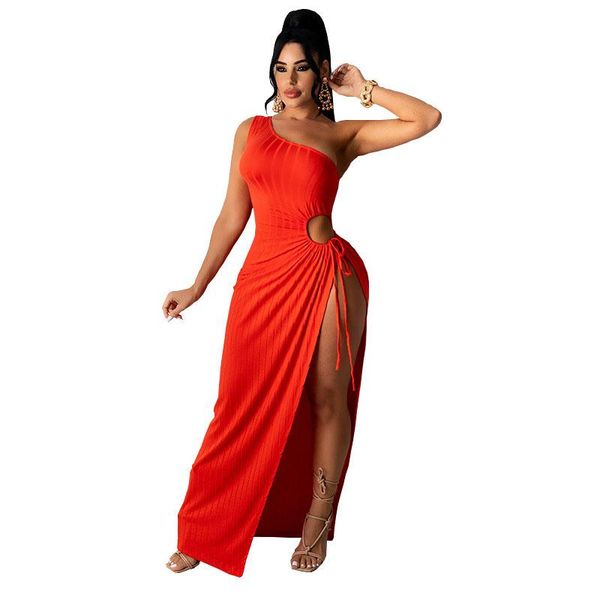 casual dresses one shoulder dress women sleeveless hollow high split slim 2021 summer elegant red yellow female cx1968, Black;gray
casual dresses one shoulder dress women sleeveless hollow high split slim 2021 summer elegant red yellow female cx1968, Black;gray