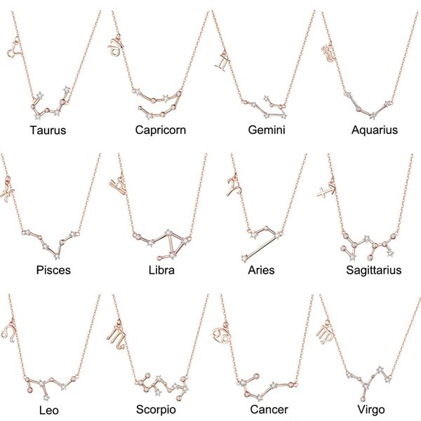 bisaer 925 sterling twelve constellation star sign pendants necklaces for women silver jewelry collar
bisaer 925 sterling twelve constellation star sign pendants necklaces for women silver jewelry collar