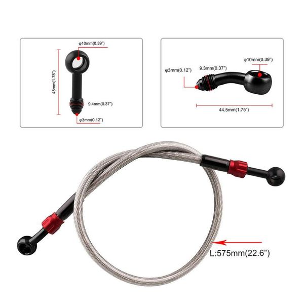 motorcycle brakes dirt braided steel hydraulic reinforce brake to clutch oil hose tube
motorcycle brakes dirt braided steel hydraulic reinforce brake to clutch oil hose tube