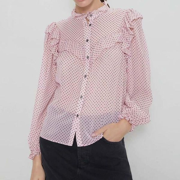 women's blouses & shirts blouse fashion sleeve casual shirt loose lantern see through women clothing, White
women's blouses & shirts blouse fashion sleeve casual shirt loose lantern see through women clothing, White