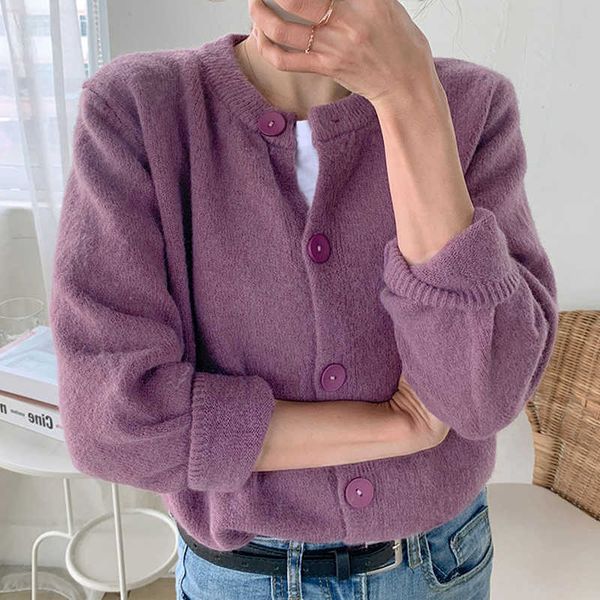 knitted cardigan women korean casual green long sleeve loose cardigan sweater purple pull femme nouveaute sweter mujer 210625, White
knitted cardigan women korean casual green long sleeve loose cardigan sweater purple pull femme nouveaute sweter mujer 210625, White