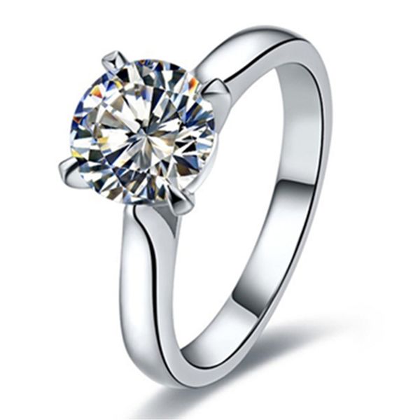 2ct brand ring classic prongs setting nscd simulate diamond rings engagement solitaire round for women anniversary gift 18k white gold plate, Slivery;golden
2ct brand ring classic prongs setting nscd simulate diamond rings engagement solitaire round for women anniversary gift 18k white gold plate, Slivery;golden
