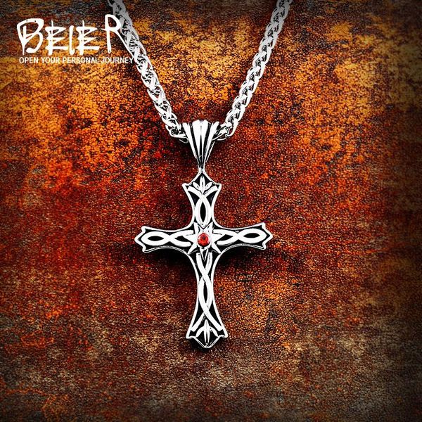 pendant necklaces beier 316l stainless steel gothic style cross viking necklace for man and woman personality fashion jewelry lp463, Silver
pendant necklaces beier 316l stainless steel gothic style cross viking necklace for man and woman personality fashion jewelry lp463, Silver