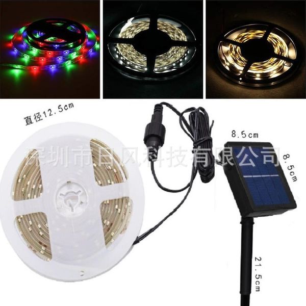solar lamps led strip light outdoor garden decoration landscape lights shape household super bright flexible lawn smd2835