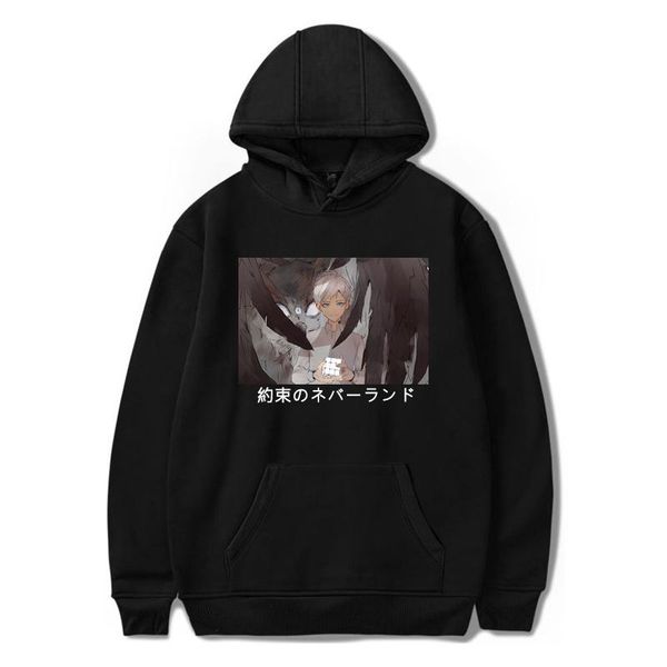 men's hoodies & sweatshirts anime the promised neverland manga printed man/woman casual oversized sweatshirt pullovers fashion harajuku, Black
men's hoodies & sweatshirts anime the promised neverland manga printed man/woman casual oversized sweatshirt pullovers fashion harajuku, Black