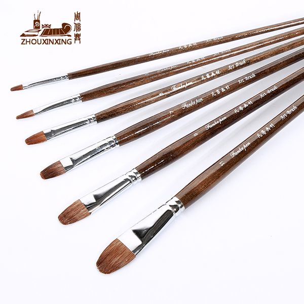 Weasel hair Brown rod gouache art brush 6 pcs sets watercolor pen horse hair nylon mixing hair oil painting brush, Default color
Weasel hair Brown rod gouache art brush 6 pcs sets watercolor pen horse hair nylon mixing hair oil painting brush, Default color