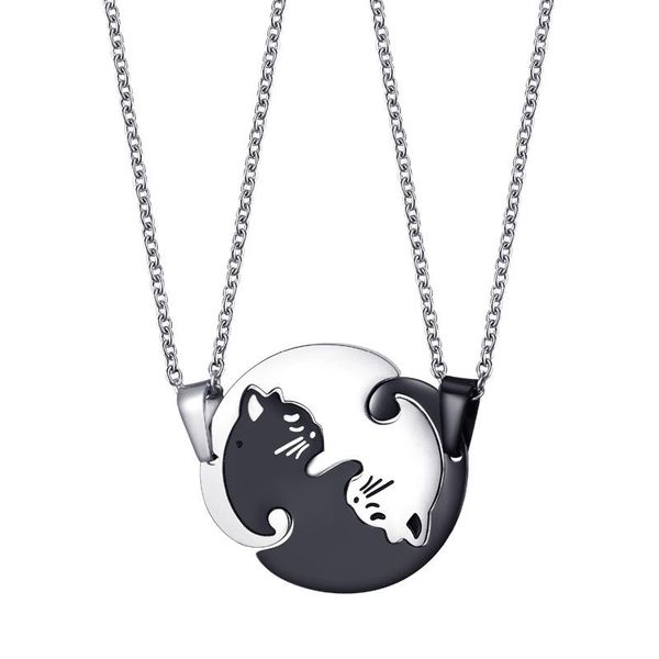 pendant necklaces aiovlo 1 pair splice cute his and her couples stainless steel beloved pet cat necklace for gift, Silver
pendant necklaces aiovlo 1 pair splice cute his and her couples stainless steel beloved pet cat necklace for gift, Silver