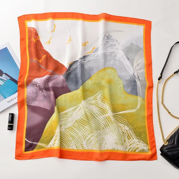 scarves ouoi small scarf ladies spring summer autumn square simulation silk factory wholesale, Blue;gray
scarves ouoi small scarf ladies spring summer autumn square simulation silk factory wholesale, Blue;gray