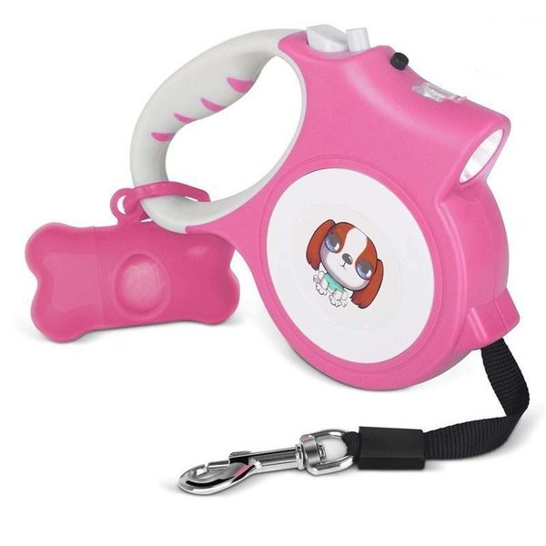 dog collars & leashes 5m retractable leash with light bright extending puppy walking controller poop bag for small medium dogs
dog collars & leashes 5m retractable leash with light bright extending puppy walking controller poop bag for small medium dogs