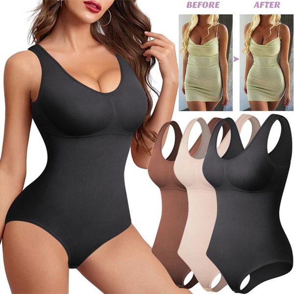 women's shapers women waist trainer corset bodysuit slimming underwear full body shapewear seamless round neck jumpsuits tummy control, Black;white
women's shapers women waist trainer corset bodysuit slimming underwear full body shapewear seamless round neck jumpsuits tummy control, Black;white