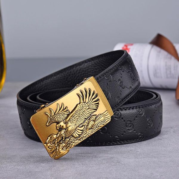 belts anxianni brand men's genuine leather trouser belt fashion alloy luxury automatic buckle black simple business mens, Black;brown
belts anxianni brand men's genuine leather trouser belt fashion alloy luxury automatic buckle black simple business mens, Black;brown