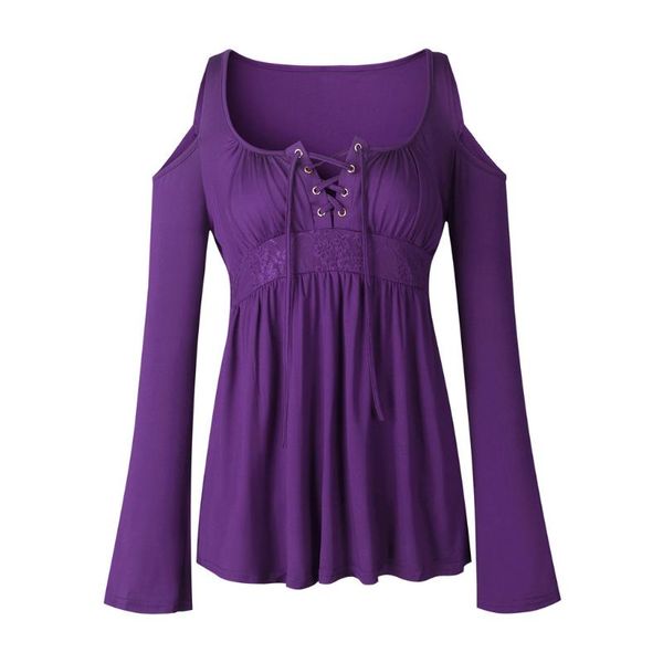 women's blouses & shirts 2021 est women blouse v neck long sleeve lace splicing cold shoulder frenulum casual for clothing 0709, White
women's blouses & shirts 2021 est women blouse v neck long sleeve lace splicing cold shoulder frenulum casual for clothing 0709, White