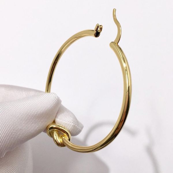 fahion stainless steel knotted hardwear stud great circle earring 18k gold earrings rose gold luxury jewelry for woman, Golden;silver
fahion stainless steel knotted hardwear stud great circle earring 18k gold earrings rose gold luxury jewelry for woman, Golden;silver