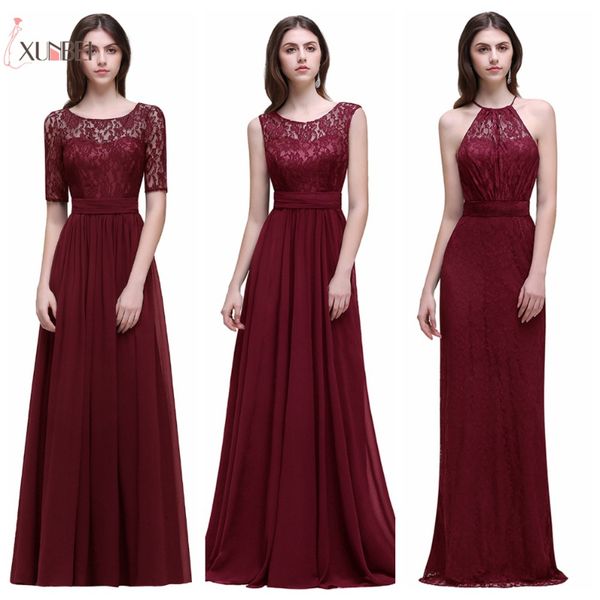 burgundy bridesmaid dresses a line lace chiffon long prom dresses dama de honor robe mariage cps526, White;pink
burgundy bridesmaid dresses a line lace chiffon long prom dresses dama de honor robe mariage cps526, White;pink