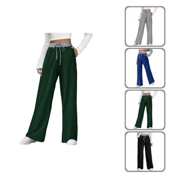 women's pants & capris lady stylish contrast color drawstring autumn winter sweatpants for jogging, Black;white
women's pants & capris lady stylish contrast color drawstring autumn winter sweatpants for jogging, Black;white