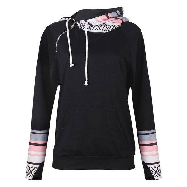 women's hoodies & sweatshirts european and american printed thickened hoodie in autumn winter, Black
women's hoodies & sweatshirts european and american printed thickened hoodie in autumn winter, Black