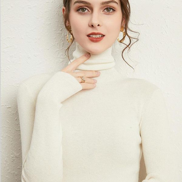 women's sweaters turtleneck fall/winter 2021 korean-style pullovers pile-necked woolen bottoming shirts, White;black
women's sweaters turtleneck fall/winter 2021 korean-style pullovers pile-necked woolen bottoming shirts, White;black