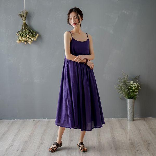 casual dresses women summer solid color spaghetti strap ladies sleeveless female vintage cotton linen csx5, Black;gray
casual dresses women summer solid color spaghetti strap ladies sleeveless female vintage cotton linen csx5, Black;gray