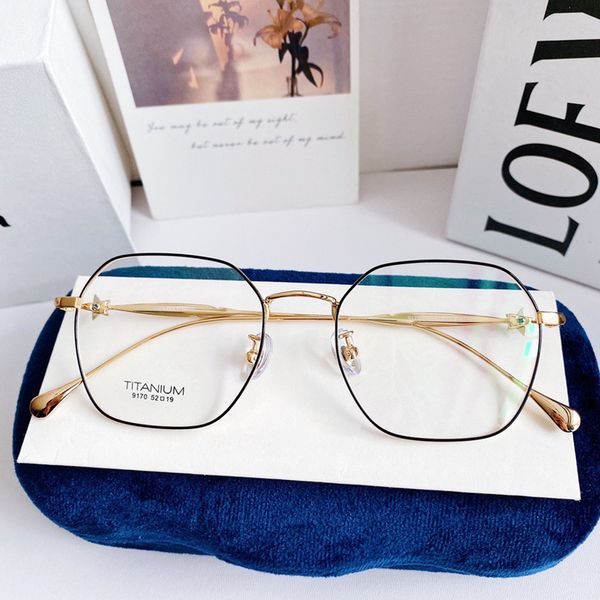 70% off pure titanium polygonal spectacle frame with wide edge and high height ssu8, White;black
70% off pure titanium polygonal spectacle frame with wide edge and high height ssu8, White;black