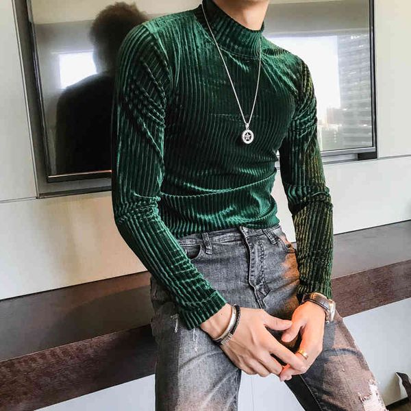 men's t-shirts 3 colors turtle neck velour under tshirt long sleeve autumn winter royal slim fit club outfits homme nkzz, White;black
men's t-shirts 3 colors turtle neck velour under tshirt long sleeve autumn winter royal slim fit club outfits homme nkzz, White;black