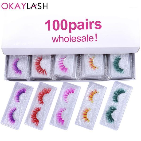 50/100pairs 3d false colored eyelashes wholesale real mink dramatic fluffy dense color rainbow lashes bulk order1
50/100pairs 3d false colored eyelashes wholesale real mink dramatic fluffy dense color rainbow lashes bulk order1