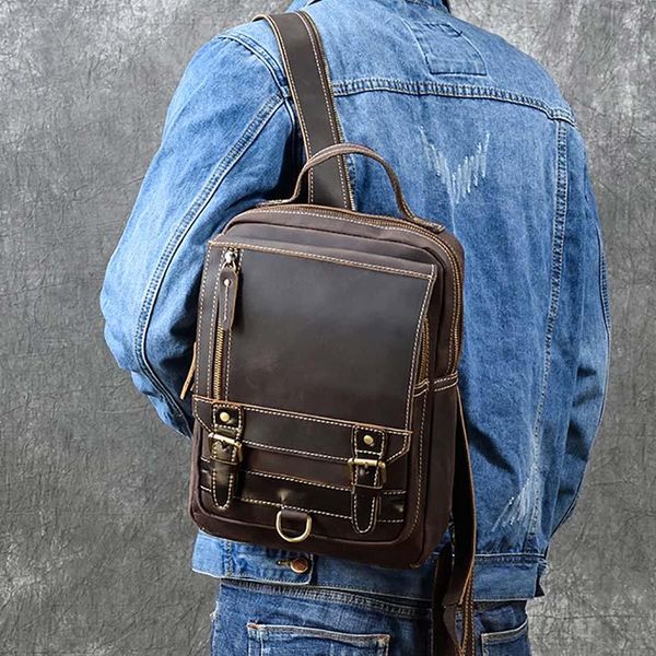 backpack luufan crazy horse leather mens chest bag single shoulder 2 use vintage cow male travel daypack brown
backpack luufan crazy horse leather mens chest bag single shoulder 2 use vintage cow male travel daypack brown