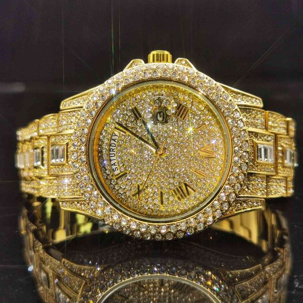 missfox dual calendar round man's watch fashion full diamond luxurious relógio masculino new style blingbilng quartz, Slivery;brown
missfox dual calendar round man's watch fashion full diamond luxurious relógio masculino new style blingbilng quartz, Slivery;brown