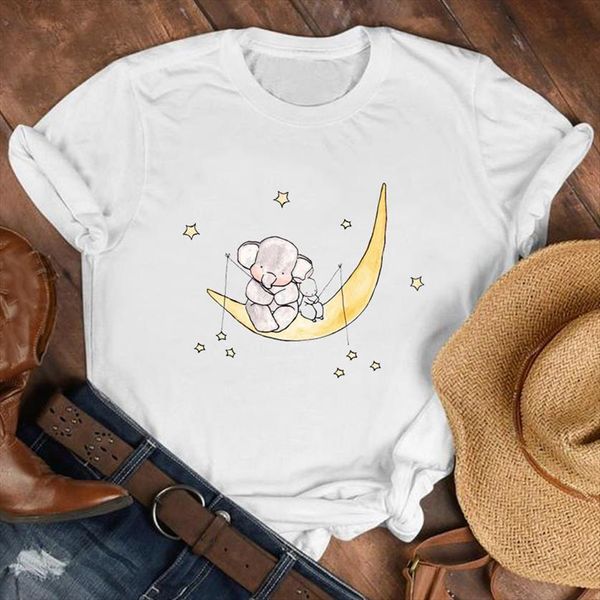 elephant lovely cute fashion 90s women style cartoon clothes tee womens print t graphic, White
elephant lovely cute fashion 90s women style cartoon clothes tee womens print t graphic, White