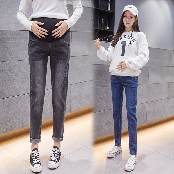 maternity bottoms 7301# pants spring autumn easy matching jeans belly support elastic waist trousers, White
maternity bottoms 7301# pants spring autumn easy matching jeans belly support elastic waist trousers, White