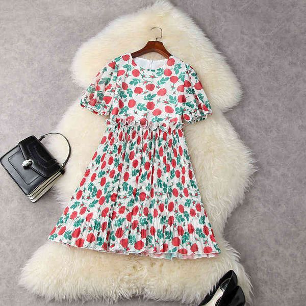 casual dresses european and american women's wear for spring short-sleeved round neck floral print fashion pleated dress 6sjc, Black;gray
casual dresses european and american women's wear for spring short-sleeved round neck floral print fashion pleated dress 6sjc, Black;gray