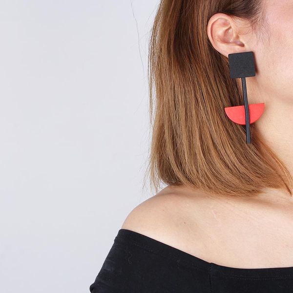 stud geometric red wooden bead hanging earrings women unique wood semicircle for mother boho jewelry night wear, Golden;silver
stud geometric red wooden bead hanging earrings women unique wood semicircle for mother boho jewelry night wear, Golden;silver