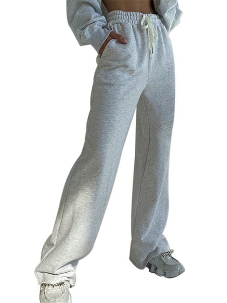 women's pants & capris female trousers, solid color high waist loose wide leg for women, gray/black, Black;white
women's pants & capris female trousers, solid color high waist loose wide leg for women, gray/black, Black;white