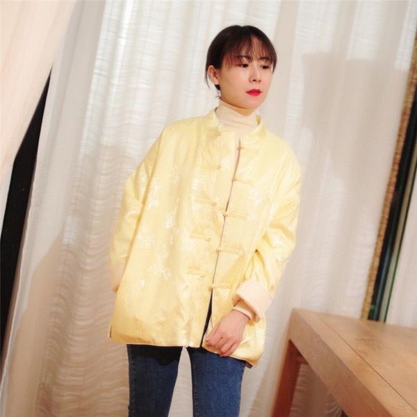 women's down & parkas original design customized processing chinese improved cheongsam dress national fashion retro handsome warm cotto, Black
women's down & parkas original design customized processing chinese improved cheongsam dress national fashion retro handsome warm cotto, Black