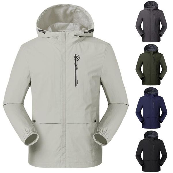 men's jackets hooded jacket waterproof outdoor solid long sleeve zipper pocket windbreaker coat hip, Black;brown
men's jackets hooded jacket waterproof outdoor solid long sleeve zipper pocket windbreaker coat hip, Black;brown